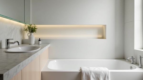 Améliorez le rangement de votre salle de bain sans percer