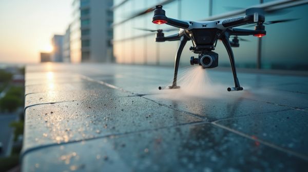 Nettoyage de façade par drone : modernisez l'entretien de vos surfaces