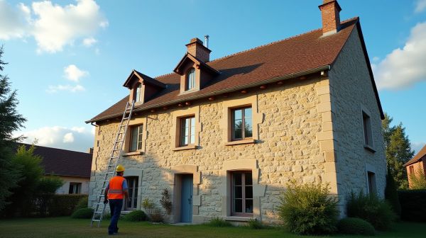 Votre couvreur façadier à Châtellerault pour des murs impeccable